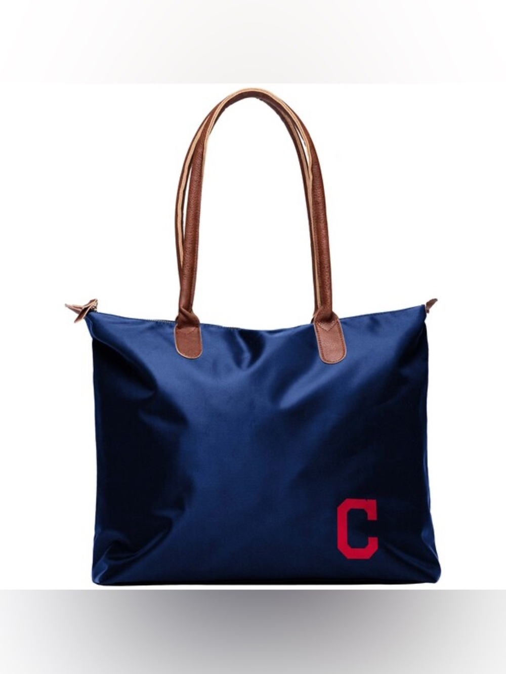 Cleveland Indians Navy Travel Tote Bag